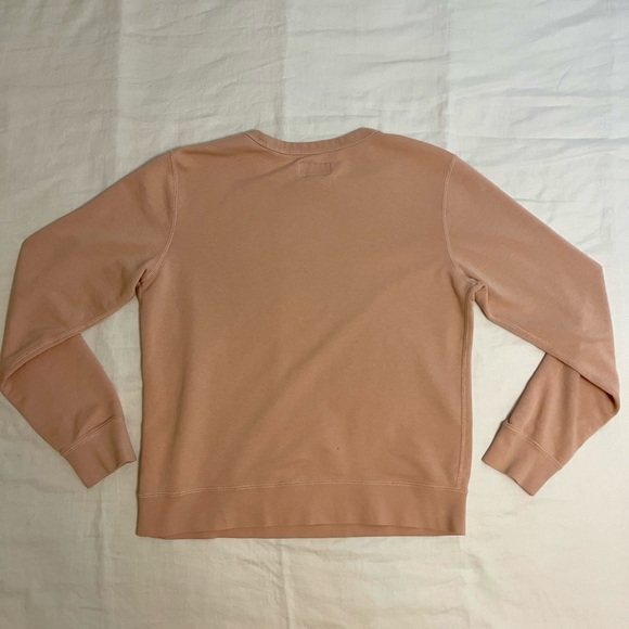 Converse Crewneck Sweatshirt Pink Cream Youth Size L Women’s Size S - Picture 3 of 4